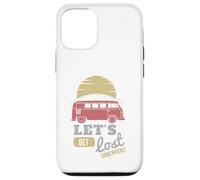 Custodia per iPhone 12/12 Pro Road Trip Bus Tramonto Avventura Lets Get Lost Somewhere