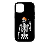Custodia per iPhone 12/12 Pro Rock On Skeleton - Divertente costume di Halloween con musica rock