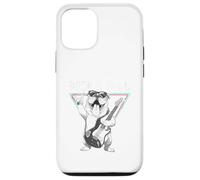 Custodia per iPhone 12/12 Pro Rock & Roll Bulldog Chitarra Cool Vibes