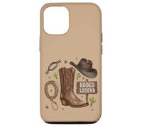 Custodia per iPhone 12/12 Pro Rodeo Legend - Cappello da cowboy stile western, stile country life