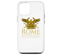 Custodia per iPhone 12/12 Pro Roma mi rende felice - SPQR Legionary Eagle - Storia Romana