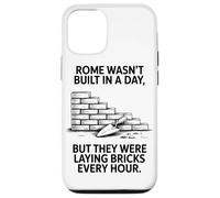 Custodia per iPhone 12/12 Pro Roma Non È Stata Costruita In Un Giorno, Ma I Mattoni