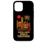 Custodia per iPhone 12/12 Pro Roma Piazza di Santa Maria in Trastevere Quartieri Romani
