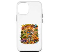 Custodia per iPhone 12/12 Pro Ruggendo in 7 dinosauri festa di compleanno Building Blocks Dino