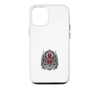 Custodia per iPhone 12/12 Pro Sacro Cuore Bruciante Con Misericordia Croce Gotica