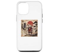 Custodia per iPhone 12/12 Pro Samurai Axolotl Japanese Vintage Funny Gifts Graphic Art