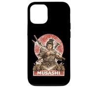 Custodia per iPhone 12/12 Pro Samurai Guerriero Musashi, Giapponese Sword Fighter