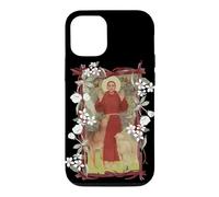 Custodia per iPhone 12/12 Pro San Francesco d'Assisi Patrono degli Animali Floreale Santo Cattolico