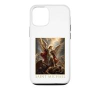 Custodia per iPhone 12/12 Pro San Michele Arcangelo Spada E Scudo Icona Arte Fede