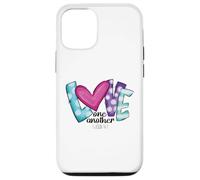 Custodia per iPhone 12/12 Pro San Valentino religioso Gesù Amore l'un l'altro Bibbia Pace