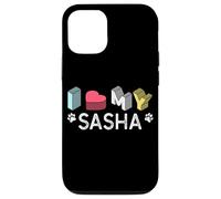 Custodia per iPhone 12/12 Pro Sasha personalizzato cane nome Sasha Pet Lover