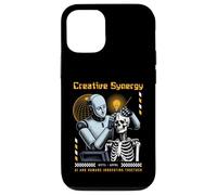 Custodia per iPhone 12/12 Pro Sci Fi Creative Synergy AI Umani Innovare Insieme
