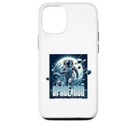 Custodia per iPhone 12/12 Pro Sci Fi Space Run Run Ma non puoi nascondere l'astronauta