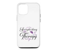 Custodia per iPhone 12/12 Pro Scrapbooking is My Therapy Paper Crafting Scrapbooking