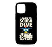 Custodia per iPhone 12/12 Pro Scuba Diver Zombie Apocalypse Avventura subacquea