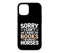 Custodia per iPhone 12/12 Pro Scusa Non Posso Avere Libri E Cavalli Umorismo