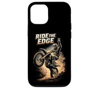 Custodia per iPhone 12/12 Pro Segno della pace mimetico per motocross Dirt Bike Racing