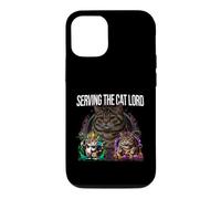 Custodia per iPhone 12/12 Pro Serving The Cat Lord Funny Feline Royal Master Design