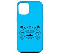 Custodia per iPhone 12/12 Pro Seychelles Isola Sole e Palme