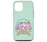 Custodia per iPhone 12/12 Pro Shun The Non-Believer Funny Charlie Unicorn Sarcasmo Meme