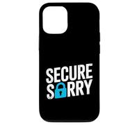 Custodia per iPhone 12/12 Pro Sicuro Sorry Lucchetto Data Breach Cyber Security Umorismo