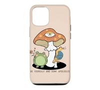 Custodia per iPhone 12/12 Pro Sii te stesso non scusarti Cottagecore Frog