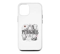 Custodia per iPhone 12/12 Pro Simboli del teorema matematico della geometria antica di Pitagora