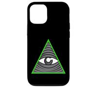 Custodia per iPhone 12/12 Pro Simbolo occulto della piramide dell'occhio che vede tutto