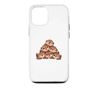 Custodia per iPhone 12/12 Pro Simpatico design a fumetti con lontra amici
