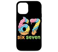 Custodia per iPhone 12/12 Pro Six Seven 67 Number Ice Cream Drip Meme 6 7 Kids boys Girls