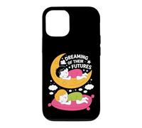 Custodia per iPhone 12/12 Pro Sognando il loro futuro Design per bambini che dormono