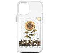 Custodia per iPhone 12/12 Pro Solo Un Raggio Di Sole Girasole Giallo Estate Sunshine