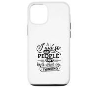 Custodia per iPhone 12/12 Pro Sono così fortunato che le persone non sanno cosa sto pensando