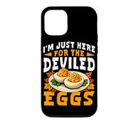 Custodia per iPhone 12/12 Pro Sono qui solo per The Deviled Eggs Fall Funny Thanksgiving