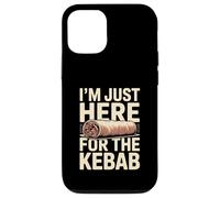 Custodia per iPhone 12/12 Pro Sono solo qui per il kebab divertente amante del cibo umorismo