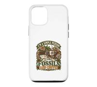 Custodia per iPhone 12/12 Pro Sono una persona semplice Mi piacciono i fossili e il caffè Fossili divertenti