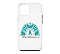 Custodia per iPhone 12/12 Pro Sostengo i sopravvissuti alla consapevolezza delle aggressioni sessuali Boho Rainbow
