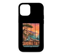 Custodia per iPhone 12/12 Pro Souvenir Turistico Sardegna Vacanze estive italiane metà secolo