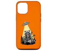 Custodia per iPhone 12/12 Pro Space Rock per SciFi Raccoon Guitar On Alien UFO Music Fans