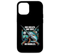 Custodia per iPhone 12/12 Pro Spearfishing One Breath One Shot No Bubbles Diver