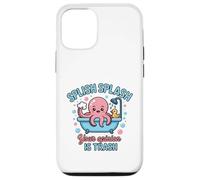 Custodia per iPhone 12/12 Pro Splish Splash Octopus Your Opinion Is Trash Vasca da bagno