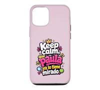 Custodia per iPhone 12/12 Pro Stai calmo, que Paula ya lo tiene mirado