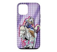 Custodia per iPhone 12/12 Pro Steel Ball Run Johnny on Horseback with Show Logo Anime