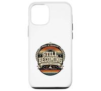 Custodia per iPhone 12/12 Pro Still Becoming Trust The Process Vintage Regalo motivazionale.