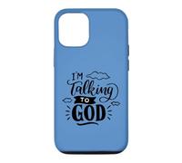 Custodia per iPhone 12/12 Pro Sto parlando con Dio Christian Faith Design