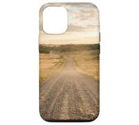 Custodia per iPhone 12/12 Pro Strada di ghiaia rurale Campagna Scenic Winding Path