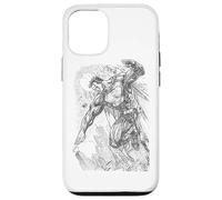 Custodia per iPhone 12/12 Pro Superman Pencil City To Space Sketch