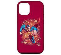 Custodia per iPhone 12/12 Pro Superman Through Flame