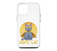 Custodia per iPhone 12/12 Pro Supporto per il cancro infantile con nastro blu giallo russo Hope Cat