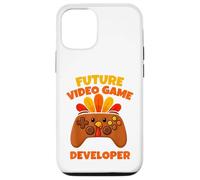 Custodia per iPhone 12/12 Pro Sviluppatore di videogiochi Future Thanksgiving Gaming Fun Boy Kid